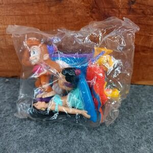 Disney Aladdin PVC Figure Cake Topper Set Jasmine Abu Iago Genie New Sealed